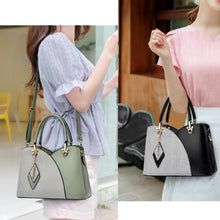 Load image into Gallery viewer, Lattice Texture Large Capacity Handbag, White, Khaki, Green, Black, Pink