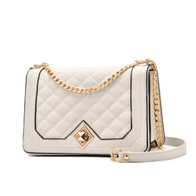 Load image into Gallery viewer, 6382 One-shoulder Diagonal Rhombus Chain Bag, 6382 (White), 6382 (Khaki), 6382 (Light Grey), 6382 (Black), 6382 (Light Green), 6382 (Pink), 6382 (Dark Red)