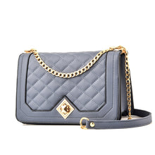 Load image into Gallery viewer, 6382 One-shoulder Diagonal Rhombus Chain Bag, 6382 (White), 6382 (Khaki), 6382 (Light Grey), 6382 (Black), 6382 (Light Green), 6382 (Pink), 6382 (Dark Red)