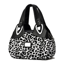 Load image into Gallery viewer, 722 Women Soft Leather Handbag, Green handle Lily, Green Handle Rose, White Handle Green Flower, White Handle Red Flower, White Handle Purple Flower, Black Handle Green Flower, Black Handle Red Flower, Black Handle Purple Flower, White Handle Red Rose ...