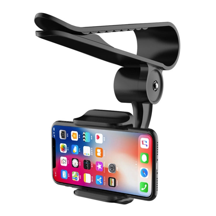 Car Sun Visor Bracket Car Mobile Phone Buckle Holder, Black