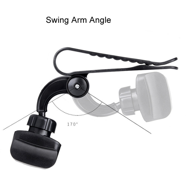 Car Sun Visor Bracket Car Mobile Phone Buckle Holder, Black