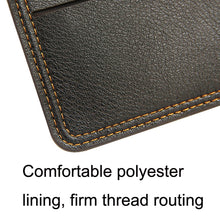Load image into Gallery viewer, MenBense Men Multi-Card 2 Fold Short Wallet Carrying Card Case, Black, Brown