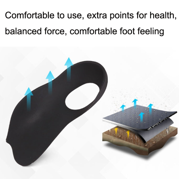 1 Pair Flat Foot Bow Corrected XO Leg Orthopedic Insole, Size: M (White)