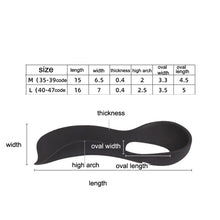 Load image into Gallery viewer, 1 Pair Flat Foot Bow Corrected XO Leg Orthopedic Insole, Size: M (White)