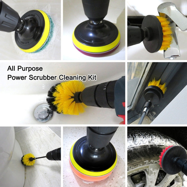 Universal Rod Cleaning Dust Removal Polishing Electric Drilling Brush Set, 24 PCS / Set