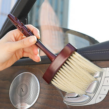 Load image into Gallery viewer, Wood Lengthening Handle Dust Brush Car Vent Internal Decoration Soft Brush, Handle Dust Brush