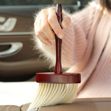 Load image into Gallery viewer, Wood Lengthening Handle Dust Brush Car Vent Internal Decoration Soft Brush, Handle Dust Brush