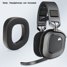Load image into Gallery viewer, 2 PCS RGB Headphone Case For CORSAIR HS80, Full Mesh, Mesh + Protein Skin, Full Velvet, Velvet + Protein Skin