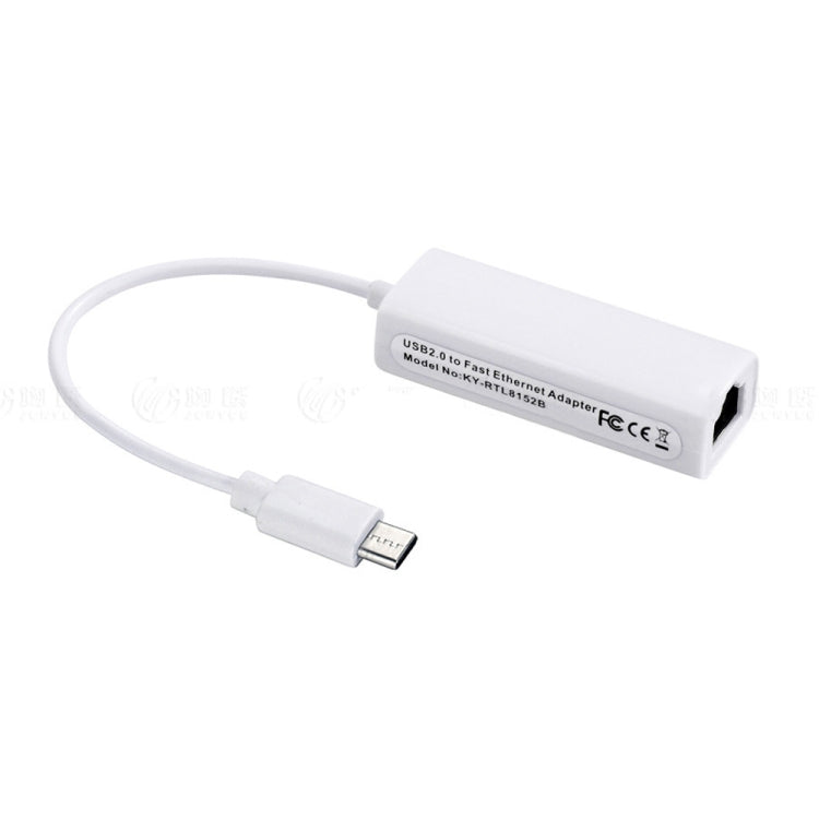 100M Driver-free Type-C/USB-C Network Card, Type-C