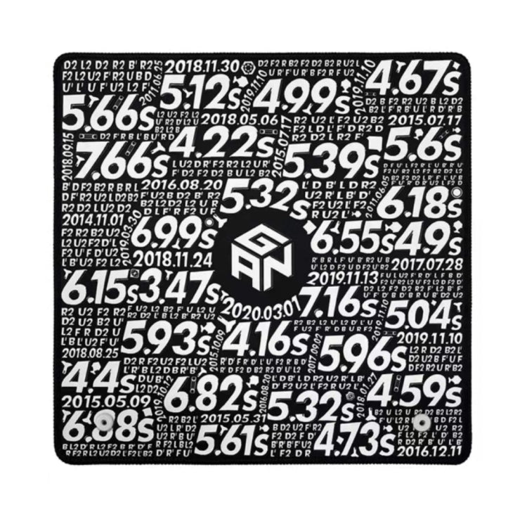 GAN Timer-themed Rubik Cube Mat Quick Stack Cup Training Mat Non-Slip Mouse Pad
