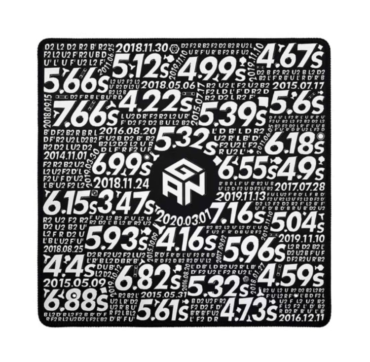 GAN Timer-themed Rubik Cube Mat Quick Stack Cup Training Mat Non-Slip Mouse Pad