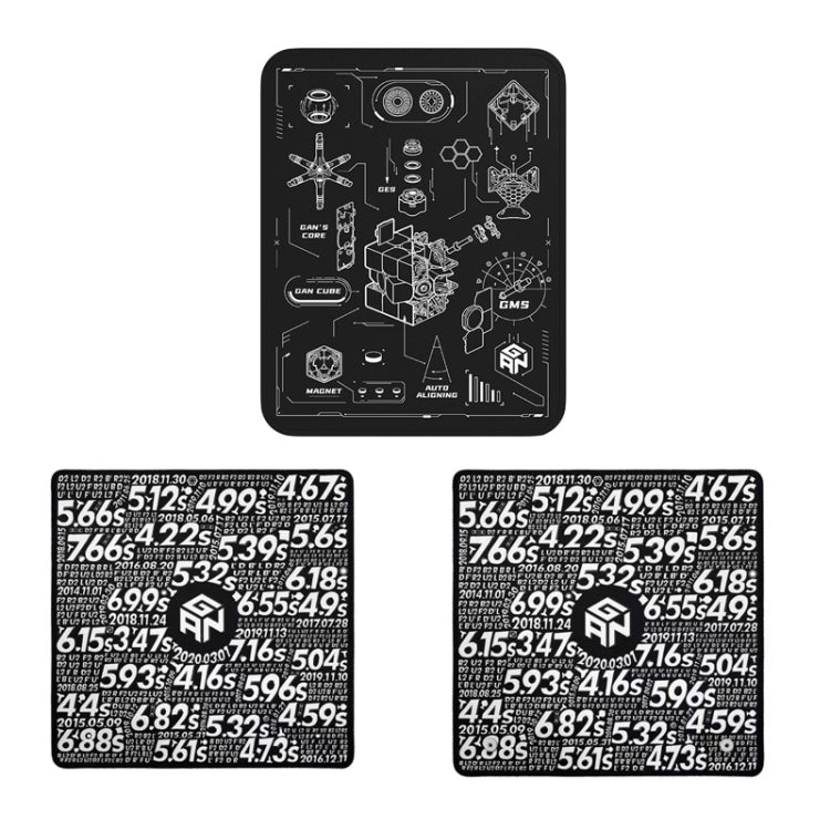 GAN Timer-themed Rubik Cube Mat Quick Stack Cup Training Mat Non-Slip Mouse Pad