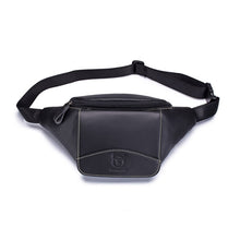 Load image into Gallery viewer, BULL CAPTAIN Cowhide Waist Bag Large Capacity Multifunctional Wallet For Men, Black, Yellow Brown