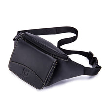 Load image into Gallery viewer, BULL CAPTAIN Cowhide Waist Bag Large Capacity Multifunctional Wallet For Men, Black, Yellow Brown