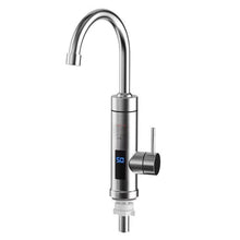 Load image into Gallery viewer, Household Kitchen Electric Hot Water Fauce EU Plug, Style:, Stainless Steel Type, Stainless Steel Universal Pipe Type