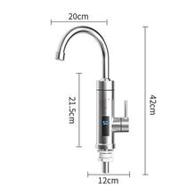 Load image into Gallery viewer, Household Kitchen Electric Hot Water Fauce EU Plug, Style:, Stainless Steel Type, Stainless Steel Universal Pipe Type