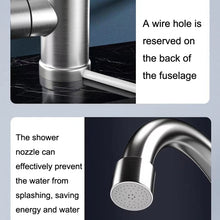 Load image into Gallery viewer, Household Kitchen Electric Hot Water Fauce EU Plug, Style:, Stainless Steel Type, Stainless Steel Universal Pipe Type