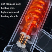 Load image into Gallery viewer, Household Kitchen Electric Hot Water Fauce EU Plug, Style:, Stainless Steel Type, Stainless Steel Universal Pipe Type