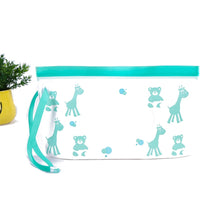 Load image into Gallery viewer, Baby EVA Wet Wipes Bag Portable Flip Removable Sanitary Wet Wipes Bag, Cactus, Red Flower, Feather, Triangle, Crown, Shell, Style 3, Dot, Black And Grey Stripe, Floating Object, Gear, Cat Claw, Geometric Figure, Space, Whale, Orange Space, Big Round Ba...