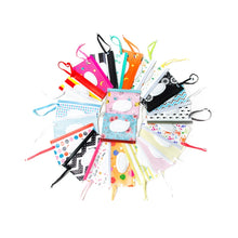 Load image into Gallery viewer, Baby EVA Wet Wipes Bag Portable Flip Removable Sanitary Wet Wipes Bag, Cactus, Red Flower, Feather, Triangle, Crown, Shell, Style 3, Dot, Black And Grey Stripe, Floating Object, Gear, Cat Claw, Geometric Figure, Space, Whale, Orange Space, Big Round Ba...