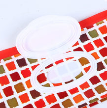 Load image into Gallery viewer, Baby EVA Wet Wipes Bag Portable Flip Removable Sanitary Wet Wipes Bag, Cactus, Red Flower, Feather, Triangle, Crown, Shell, Style 3, Dot, Black And Grey Stripe, Floating Object, Gear, Cat Claw, Geometric Figure, Space, Whale, Orange Space, Big Round Ba...