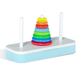 Qiyi Tower of Hanoi Puzzle Geometric Stacker Kids Developmental Toy,Style: