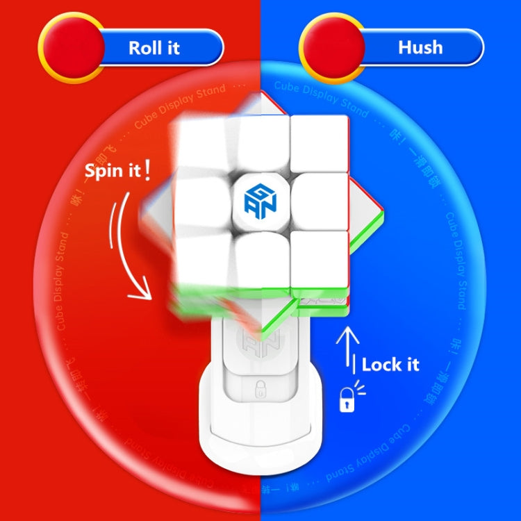 Gan Magic Cube Stand Rotate Stand for Normal or Magnetic 3x3 Magic Speed Cube