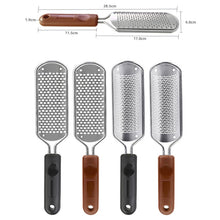 Load image into Gallery viewer, Stainless Steel Exfoliating Pedicure Grinding And Rubbing Machine, Style:, Big Hole Smiles (Black), Small Hole Square Hole (Black), Big Hole Smiles (Brown), Small Hole Square Hole (Brown)
