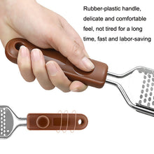 Load image into Gallery viewer, Stainless Steel Exfoliating Pedicure Grinding And Rubbing Machine, Style:, Big Hole Smiles (Black), Small Hole Square Hole (Black), Big Hole Smiles (Brown), Small Hole Square Hole (Brown)