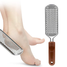 Load image into Gallery viewer, Stainless Steel Exfoliating Pedicure Grinding And Rubbing Machine, Style:, Big Hole Smiles (Black), Small Hole Square Hole (Black), Big Hole Smiles (Brown), Small Hole Square Hole (Brown)