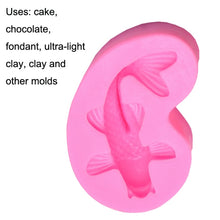 Load image into Gallery viewer, 2 PCS Goldfish Baking Fondant Silicone Mold Cake Decorating, Goldfish