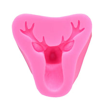 Load image into Gallery viewer, Deer Head Silicone Fondant Cake Mold, Deer Head