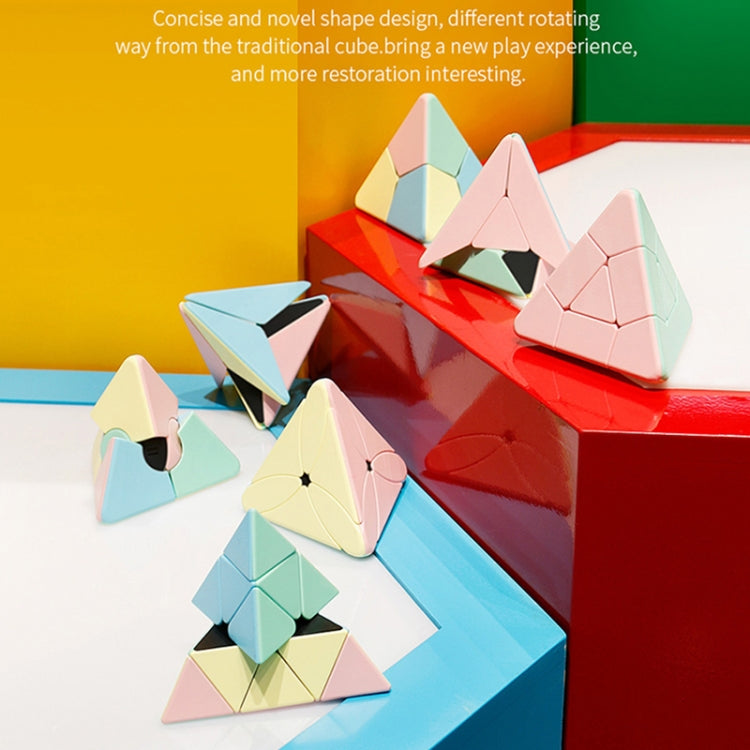 Moyu Magic Tower Series Magic Cube Third-Order Macaron Color Magic Cube