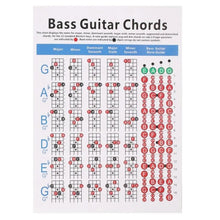 Load image into Gallery viewer, Copper Paper Guitar Chord Fingering Exercise Chart, Small, Large