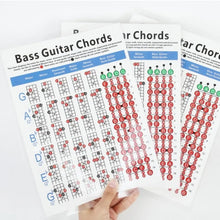 Load image into Gallery viewer, Copper Paper Guitar Chord Fingering Exercise Chart, Small, Large