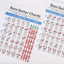 Load image into Gallery viewer, Copper Paper Guitar Chord Fingering Exercise Chart, Small, Large