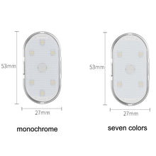 Load image into Gallery viewer, Car Lighting Reading Light LED Touch Sensing Ambient Light, Style:, White, Ice Blue, Blue, Pink Purple, Colorful