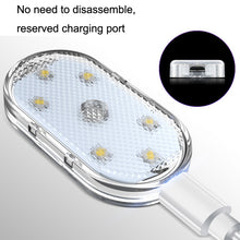 Load image into Gallery viewer, Car Lighting Reading Light LED Touch Sensing Ambient Light, Style:, White, Ice Blue, Blue, Pink Purple, Colorful