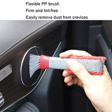 Load image into Gallery viewer, Car Wash Brush Soft Hub Multi-Function Dust Removal Tool, Red White Air Outlet Brush, Red Gray Air Outlet Brush, Red Sponge Brush, Red Wheel Brush