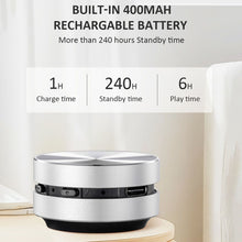Load image into Gallery viewer, DuraMOBI Hummingbird Black Technology Bone Conduction Wireless Speaker Portable Small Audio, Silver, Black, Red