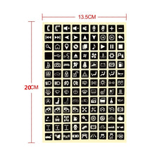 Load image into Gallery viewer, Car Button Luminous Sticker General PET Waterproof Wear-Resistant Car Sticker, 3 PCS Number 2