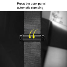 Load image into Gallery viewer, Car Safety Belt Holder Non-Slip Limiter Slack Adjuster, Metal Deep Gray, Metal Red, Metal Silver