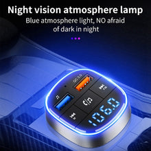 Load image into Gallery viewer, QC3.0 Fast Charge Car Bluetooth MP3 Player Car FM Transmitter, QC3.0 Fast Charge