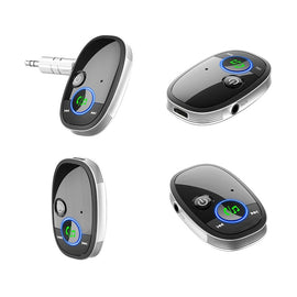 Car Bluetooth Receiver Music Player Wireless Audio Converter, Black