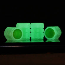 Load image into Gallery viewer, 4pcs / Set Luminous Tire Valve Cap Electric Motorcycle Vacuum Tire Valve Cover, Style: Split Effect, 4pcs /Set Split Effect, 4pcs /Set One Effect