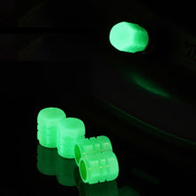 Load image into Gallery viewer, 4pcs / Set Luminous Tire Valve Cap Electric Motorcycle Vacuum Tire Valve Cover, Style: Split Effect, 4pcs /Set Split Effect, 4pcs /Set One Effect