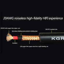 Load image into Gallery viewer, KGR Guitar Cable Keyboard Drum Audio Cable, 1m, 3m, 6m, 10m, 15m, 20m, 25m, 30m