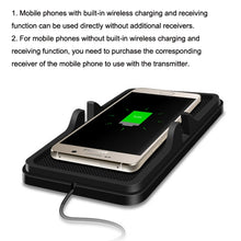 Load image into Gallery viewer, C6 15W 2 In 1 USB Multi-Function Car Wireless Charger Anti-Slip Launching Pad, C6