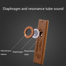 Load image into Gallery viewer, ADL07 Wooden Environmental Protection Portable Kazoo, ADL07 Kazoo